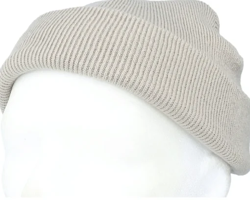 Short Beanies-Beechfield Stone Short Blank Beanie -