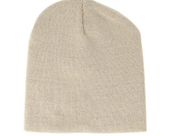 Sale Beechfield Stone Traditional Blank Beanie - Grey