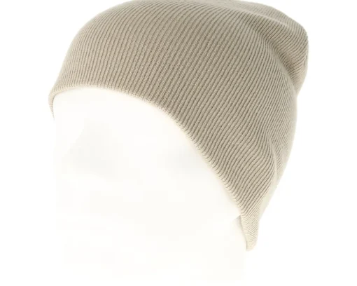 Sale Beechfield Stone Traditional Blank Beanie - Grey