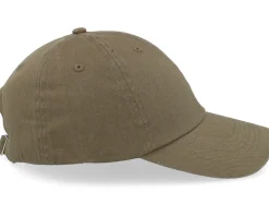 Dad Cap-Equip Stone Washed Olive Dad Cap - Green