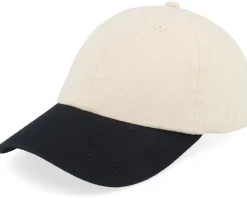 Dad Cap-Equip Stone Washed Stone/Black Dad Cap - Beige