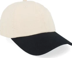 Dad Cap-Equip Stone Washed Stone/Black Dad Cap - Beige