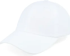 Dad Cap-Equip Stone Washed Dad Cap - White