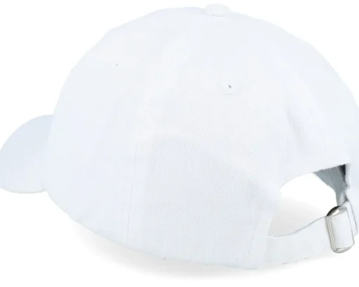 New Equip Stone Washed Dad Cap - White