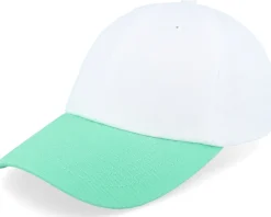 Blanks-Equip Stone Washed /Mint Dad Cap - White