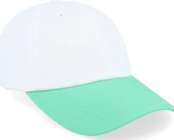 Blanks-Equip Stone Washed /Mint Dad Cap - White