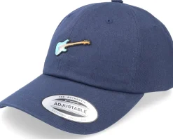 Dad Cap-Abducted Strat Guitar Patch Navy Dad Cap