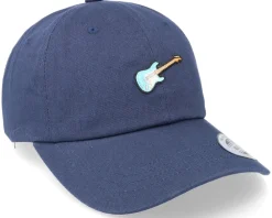 Dad Cap-Abducted Strat Guitar Patch Navy Dad Cap