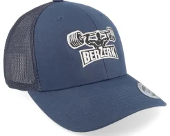 Trucker-Berzerk Strong Man Military Press Navy Trucker -