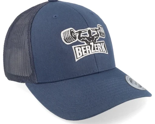 Trucker-Berzerk Strong Man Military Press Navy Trucker -