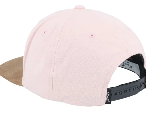 Snapback-Reell Suede Cap Soft Snapback - Pink