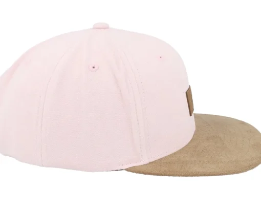 Snapback-Reell Suede Cap Soft Snapback - Pink