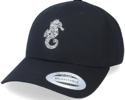 Adjustable-Iconic Summer Sea Horse Black Curved Adjustable -