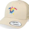 Trucker-Iconic Summer Sea Turtle Khaki Trucker -