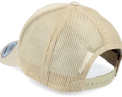Trucker-Iconic Summer Sea Turtle Khaki Trucker -
