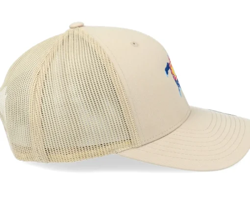Trucker-Iconic Summer Sea Turtle Khaki Trucker -