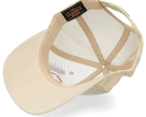 Trucker-Iconic Summer Sea Turtle Khaki Trucker -