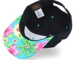 Snapback-Iconic Summer Space Invasion Black/Aqua Snapback -