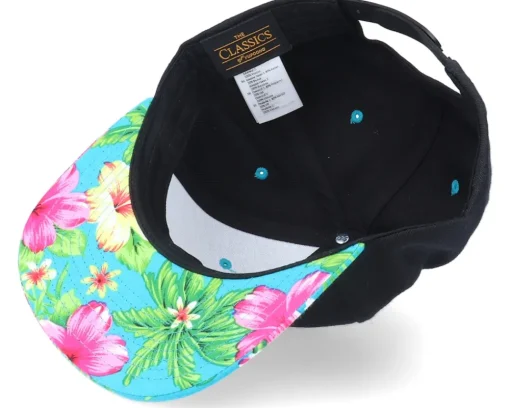 Snapback-Iconic Summer Space Invasion Black/Aqua Snapback -