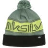 Pom Beanies-Quiksilver Summit Beanie Sea Spray Pom - Green