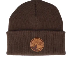 Sale Wild Spirit Sun Mountain Top Patch Brown/Chocolate Beanie -