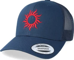 Best Tattoo Collective Sun Navy Trucker -