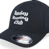 Hot Iconic Sunday Running Club Black Flexfit -