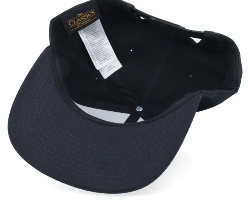 Snapback-Iconic Sunday Running Club Black Snapback -