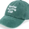 Online Iconic Sunday Running Club Washed Dad Cap - Green