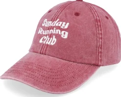 Online Iconic Sunday Running Club Washed Dad Cap - Green