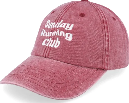Online Iconic Sunday Running Club Washed Dad Cap - Green