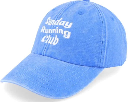 Online Iconic Sunday Running Club Washed Dad Cap - Green