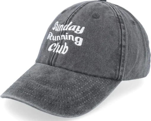 Online Iconic Sunday Running Club Washed Dad Cap - Green