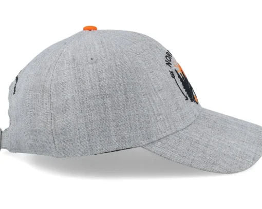 Adjustable-SQRTN Sunrise Hooked Cap Grey Adjustable -