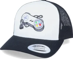 Trucker-Iconic Super Controller Retro Black/White Trucker -