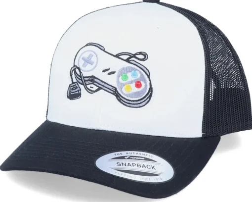 Trucker-Iconic Super Controller Retro Black/White Trucker -
