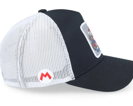 Trucker-Capslab Super Mario Kart Mario /White - Black
