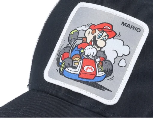 Trucker-Capslab Super Mario Kart Mario /White - Black