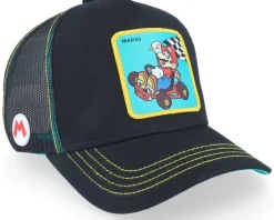 Trucker-Capslab Super Mario Kart Mario /White - Black
