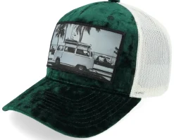 Velvet Caps-Calza Pennello Surf Van Velvet /Peach/Ivory A-frame Trucker - White