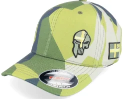 Flexfit-Army Head Sverige Sweden Army Skull M90 Camo Flexfit -