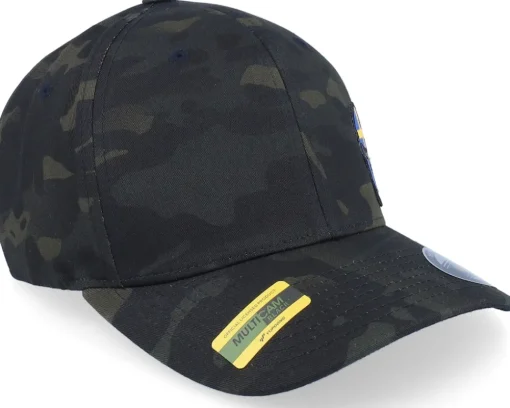 Hot Army Head Sverige Sweden Color Army Skull Multicam Flexfit -