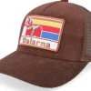 Best Wild Spirit Swedish Dalarna Landscape Terry A-frame Trucker - Brown