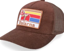 Best Wild Spirit Swedish Dalarna Landscape Terry A-frame Trucker - Brown