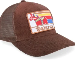 Best Wild Spirit Swedish Dalarna Landscape Terry A-frame Trucker - Brown