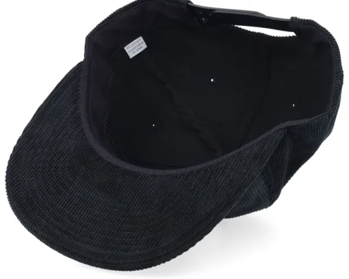 Snapback-Wild Spirit Swedish Dalarna Landscape Corduroy Snapback - Black