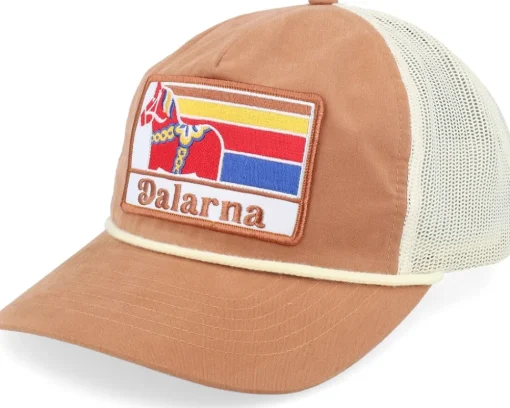 Best Wild Spirit Swedish Dalarna Landscape Terry A-frame Trucker - Brown