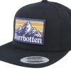 Snapback-Wild Spirit Swedish Norrbotten Landscape Snapback - Black