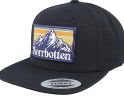 Snapback-Wild Spirit Swedish Norrbotten Landscape Snapback - Black