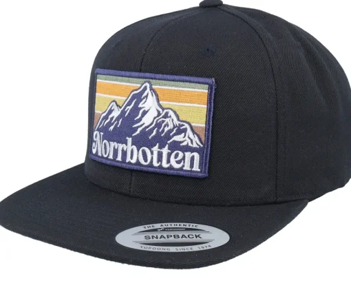 Snapback-Wild Spirit Swedish Norrbotten Landscape Snapback - Black